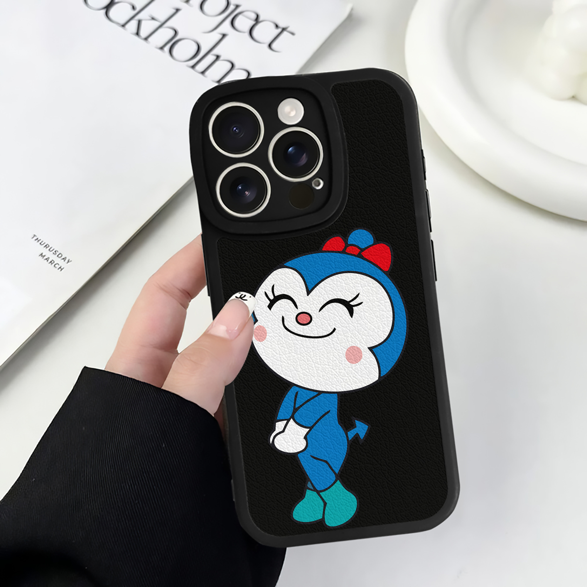 （画像用） アンパンマン Anpanman 【iPhone 16シリーズ対応】シリコンスマホケース（レザー調） 材質：シリコン